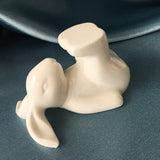 Assiette en céramique pour lapin