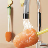 Brosse 3-en-1 multi-fonctions à manche long pour tasse