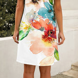 Robe Imprimée D'inspiration Vintage