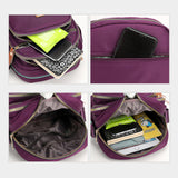 Sac à bandoulière léger et décontracté avec plusieurs poches pour femme