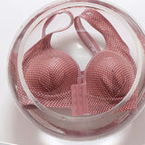 Soutiens-gorge push-up sexy sans armatures Lingerie pleine coupe en coton