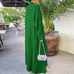 Veste de Pull Longue Torsion