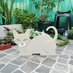 Jardinière en forme de chat