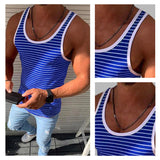 Débardeur casual rayé homme