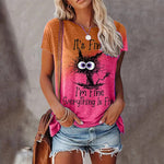 T-shirt Chat Alphabétique