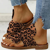 Sandales à Nœud en Daim