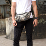 Grand sac banane sac à bandoulière sac à main tactique