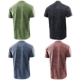 Chemises à manches courtes tie-dye pour hommes