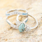 Bague Turquoise Diamant