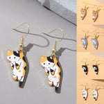 Boucles d'oreilles chat mignon