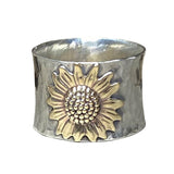 Bague Broadband Tournesol Dorée