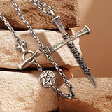 Collier Crâne Croix