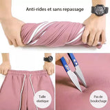 Pantalon de Jogging Solide en Coton Polaire Chaud pour Femme