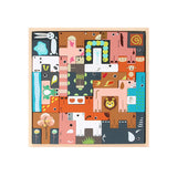 Puzzle de Blocs Russes en Bois