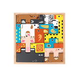 Puzzle de Blocs Russes en Bois