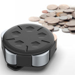Boîte de rangement portative pour pièces de monnaie