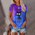 T-shirt Chat Alphabétique