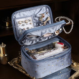 Sac cosmétique en velours de grande capacité