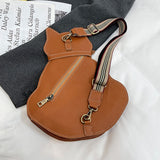 Sac à bandoulière en forme de chat