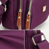 Sac à bandoulière léger et décontracté avec plusieurs poches pour femme