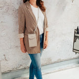 Étui de téléphone à bandoulière de première classe