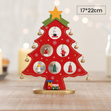 Mini Ensemble d’Arbre de Noël en Bois de Bricolage