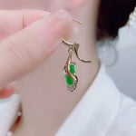 Boucles D'oreilles Ginkgo Uniques Et Élégantes