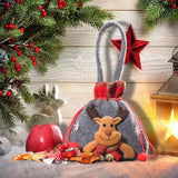 Sac à pommes assis de Noël