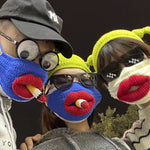 Masque de cigarette bouche saucisse