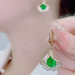 Boucles D'oreilles Ginkgo Uniques Et Élégantes