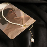 Collier de perles réglable