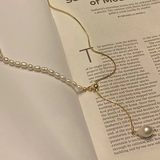 Collier de perles réglable