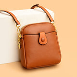 Élégant sac à bandoulière contrasté