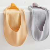 Chaussettes antidérapantes en soie glacée