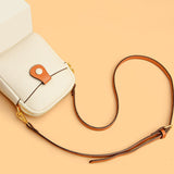 Élégant sac à bandoulière contrasté