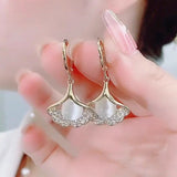 Boucles D'oreilles Ginkgo Uniques Et Élégantes