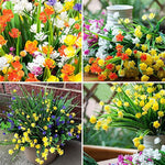 Fleurs artificielles d'extérieur (2 paquets)