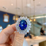 Ensemble de bijoux en saphir