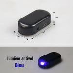 Lampe solaire à capteur antivol pour voiture
