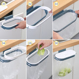 Support sac poubelle avec couvercle