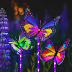 Lumières solaires d'extérieur de papillons pour jardin