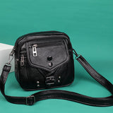 Sac à bandoulière vintage pour femme en cuir souple