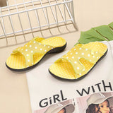 Pantoufles plates pour femmes populaires d'été