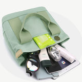 Sac à main en toile grande capacité