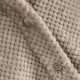 Manteau uni à capuche