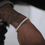 Bracelet de Moissanite Etincelant