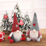 Poupée Âgée Sans Visage De Noël