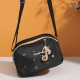 Sac à bandoulière décontracté en tissu Oxford léger imprimé pour femmes