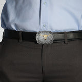 boucle de ceinture en alliage de chapeau de cowboy