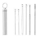 Ensemble d'outils de cueillette d'oreille en acier inoxydable
